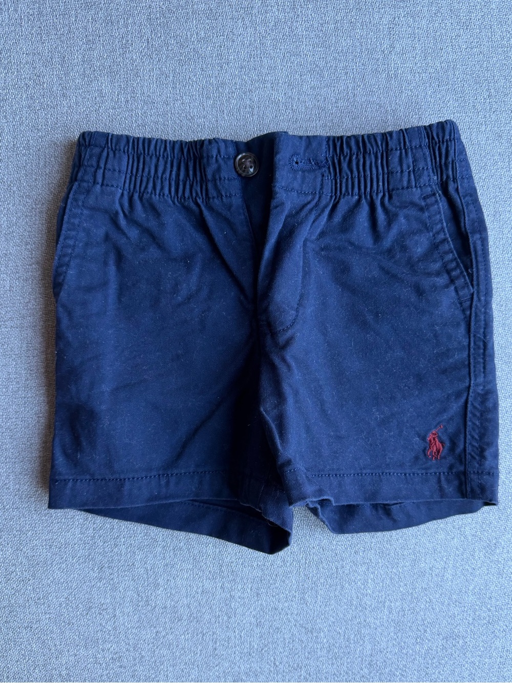Polo by Ralph Lauren Navy Kids Shorts with Red Pony